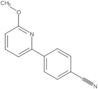 4-(6-Methoxy-2-pyridinyl)benzonitrile
