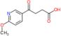 4-(6-methoxy-3-pyridyl)-4-oxo-butanoic acid
