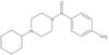 (4-Aminophenyl)(4-cyclohexyl-1-piperazinyl)methanone