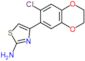 4-(7-chloro-2,3-dihydro-1,4-benzodioxin-6-yl)-1,3-thiazol-2-amine