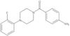 (4-Aminophenyl)[4-(2-fluorophenyl)-1-piperazinyl]methanone