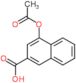 4-(acetyloxy)naphthalene-2-carboxylic acid