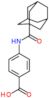 4-[(tricyclo[3.3.1.1~3,7~]dec-1-ylcarbonyl)amino]benzoic acid