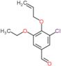 3-chloro-5-ethoxy-4-(prop-2-en-1-yloxy)benzaldehyde