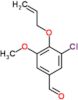 3-chloro-5-methoxy-4-(prop-2-en-1-yloxy)benzaldehyde