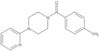 (4-Aminophenyl)[4-(2-pyridinyl)-1-piperazinyl]methanone