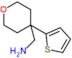 [4-(2-thienyl)tetrahydropyran-4-yl]methanamine