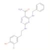 5-Pyrimidinecarboxamide,2-[[2-(3-chloro-4-hydroxyphenyl)ethyl]amino]-4-[(phenylmethyl)amino]-