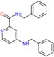 N-(Phenylmethyl)-4-[(phenylmethyl)amino]-2-pyridinecarboxamide