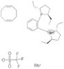 (1,2-Bis((R,R)-2,5-diethyl-1-phospholidinyl)benzene)(1,5-cyclooctadiene)rhodium(1+) trifluorometha…