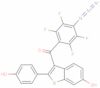 3-(4-azido-2,3,5,6-tetrafluorobenzoyl)-6-hydroxy-2-(4-hydroxyphenyl)benzo(b)thiophene