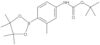 1,1-Dimethylethyl N-[3-methyl-4-(4,4,5,5-tetramethyl-1,3,2-dioxaborolan-2-yl)phenyl]carbamate