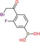 [4-(bromoacetyl)-3-fluorophenyl]boronic acid