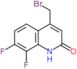 4-(bromomethyl)-7,8-difluoro-1H-quinolin-2-one