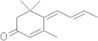 4-(2-butenylidene)-3,5,5-trimethylcyclohex-2-en-1-one