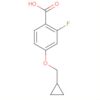 Benzoic acid, 4-(cyclopropylmethoxy)-2-fluoro-
