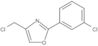 4-(Chloromethyl)-2-(3-chlorophenyl)oxazole