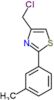 4-(chloromethyl)-2-(3-methylphenyl)-1,3-thiazole