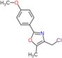 4-(chloromethyl)-2-(4-methoxyphenyl)-5-methyl-1,3-oxazole