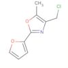 Oxazole, 4-(chloromethyl)-2-(2-furanyl)-5-methyl-