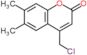 4-(chloromethyl)-6,7-dimethyl-2H-chromen-2-one