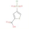 2-Thiophenecarboxylic acid, 4-(chlorosulfonyl)-