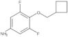 Benzenamine, 4-(cyclobutylmethoxy)-3,5-difluoro-