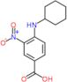 4-(cyclohexylamino)-3-nitrobenzoic acid