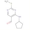 4-Cyclopentylamino-2-methylsulfanylpyrimidine-5-carboxaldehyde