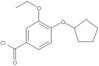 4-(Cyclopentyloxy)-3-ethoxybenzoyl chloride