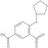 4-(Cyclopentylthio)-3-nitrobenzoic acid