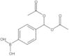 B-[4-[Bis(acetyloxy)methyl]phenyl]boronic acid