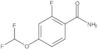 4-(Difluoromethoxy)-2-fluorobenzamide