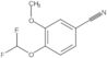 4-(Difluoromethoxy)-3-methoxybenzonitrile