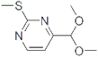 4-(Dimethoxymethyl)-2-(methylthio)-pyrimidine