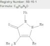 3H-Pyrazol-3-one, 4-(dimethylamino)-1,2-dihydro-1,5-dimethyl-2-phenyl-