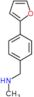 1-(4-furan-2-ylphenyl)-N-methylmethanamine