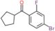 (4-bromo-2-fluoro-phenyl)-cyclopentyl-methanone