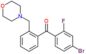 (4-bromo-2-fluoro-phenyl)-[2-(morpholinomethyl)phenyl]methanone