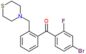 (4-bromo-2-fluoro-phenyl)-[2-(thiomorpholinomethyl)phenyl]methanone