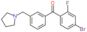 (4-bromo-2-fluoro-phenyl)-[3-(pyrrolidin-1-ylmethyl)phenyl]methanone