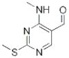 4-METILAMINO-2-METILTIO-PIRIMIDINA-5-CARBALDEÍDO