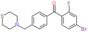 (4-bromo-2-fluoro-phenyl)-[4-(thiomorpholinomethyl)phenyl]methanone