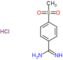 4-(methylsulfonyl)benzenecarboximidamide hydrochloride (1:1)