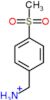 [4-(methylsulfonyl)phenyl]methanaminium