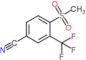 4-methylsulfonyl-3-(trifluoromethyl)benzonitrile