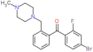 (4-bromo-2-fluoro-phenyl)-[2-[(4-methylpiperazin-1-yl)methyl]phenyl]methanone