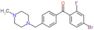(4-bromo-2-fluoro-phenyl)-[4-[(4-methylpiperazin-1-yl)methyl]phenyl]methanone