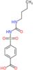 4-[(butylcarbamoyl)sulfamoyl]benzoic acid