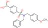 B-[4-[[[(4-Methoxyphenyl)methyl](phenylmethyl)amino]sulfonyl]phenyl]boronic acid